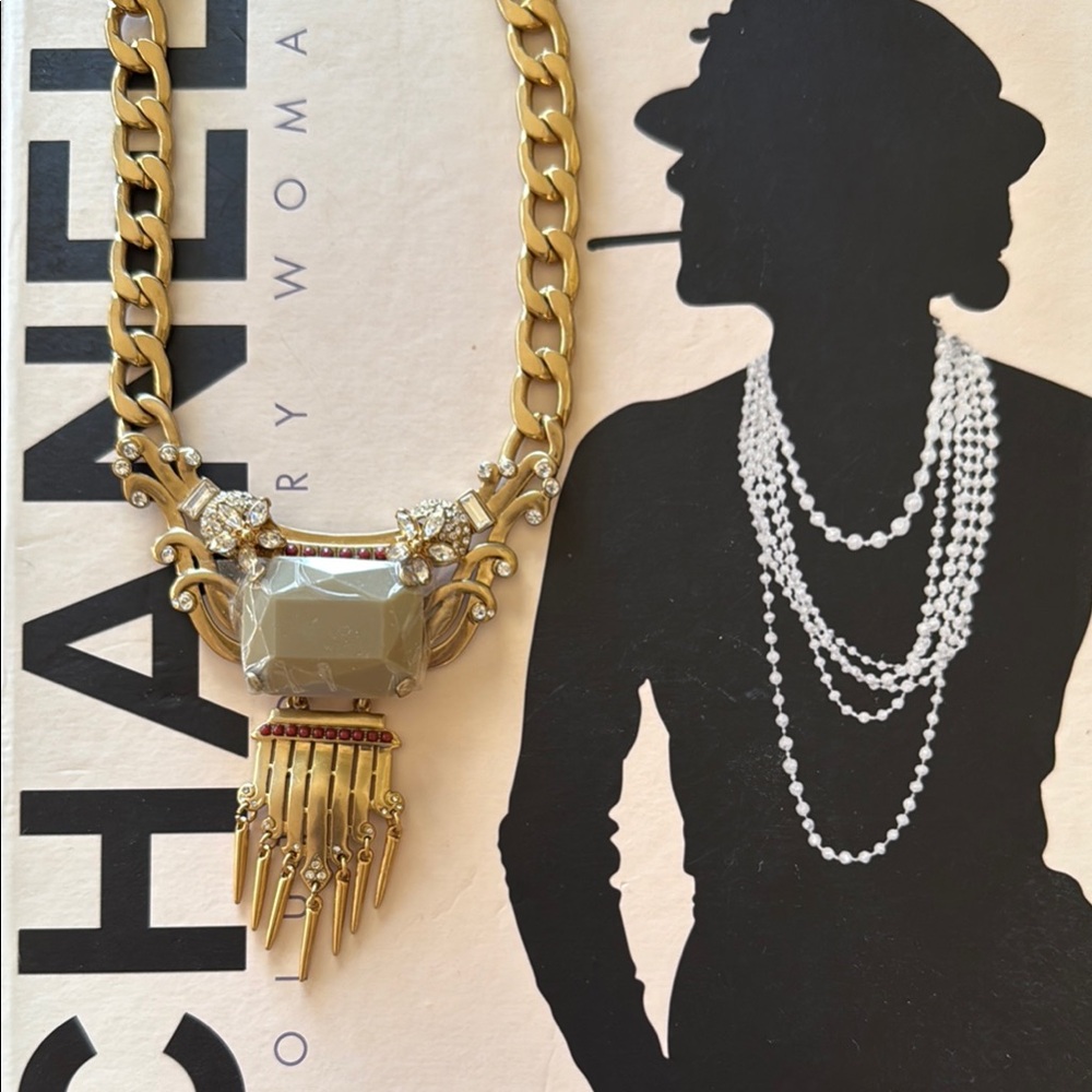 New w Tag Elegant Gold Necklace by JCrew